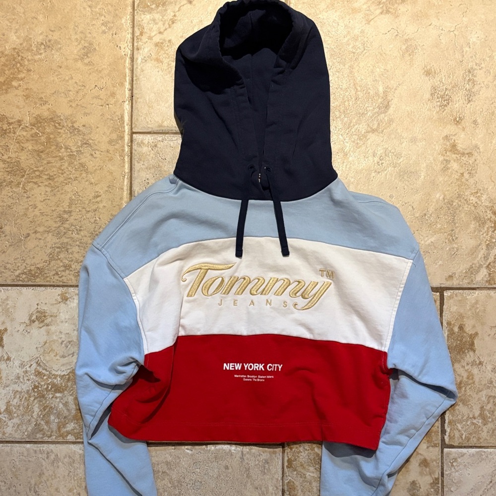 Tommy Hilfiger Colorblock Hoodie - Blue, Red, White